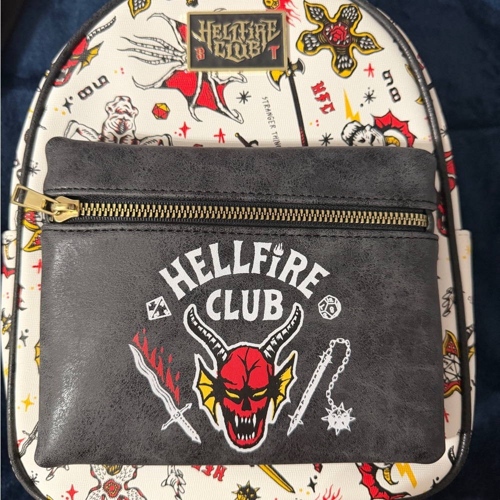 Stranger Things Hellfire Club mini backpack